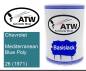 Preview: Chevrolet, Mediterranean Blue Poly, 26 (1971): 500ml Lackdose, von ATW Autoteile West.